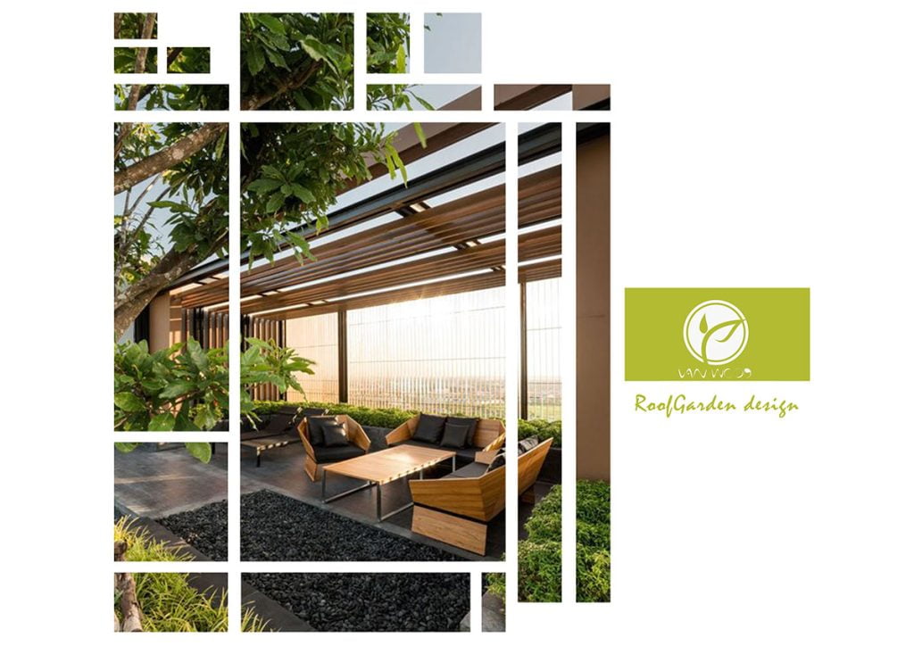wood plast roof garden