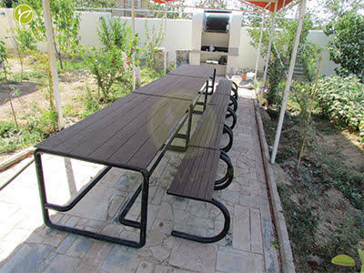 Chair and landscaping