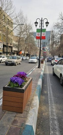گلدان چوب پلاستیک