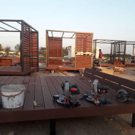 خط ساحلی بندرعباس - چوب پلاست ون وود